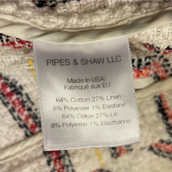 VERONICA BEARD Mara Moto Jacket in Multi Stripe - Picture 12 of 13